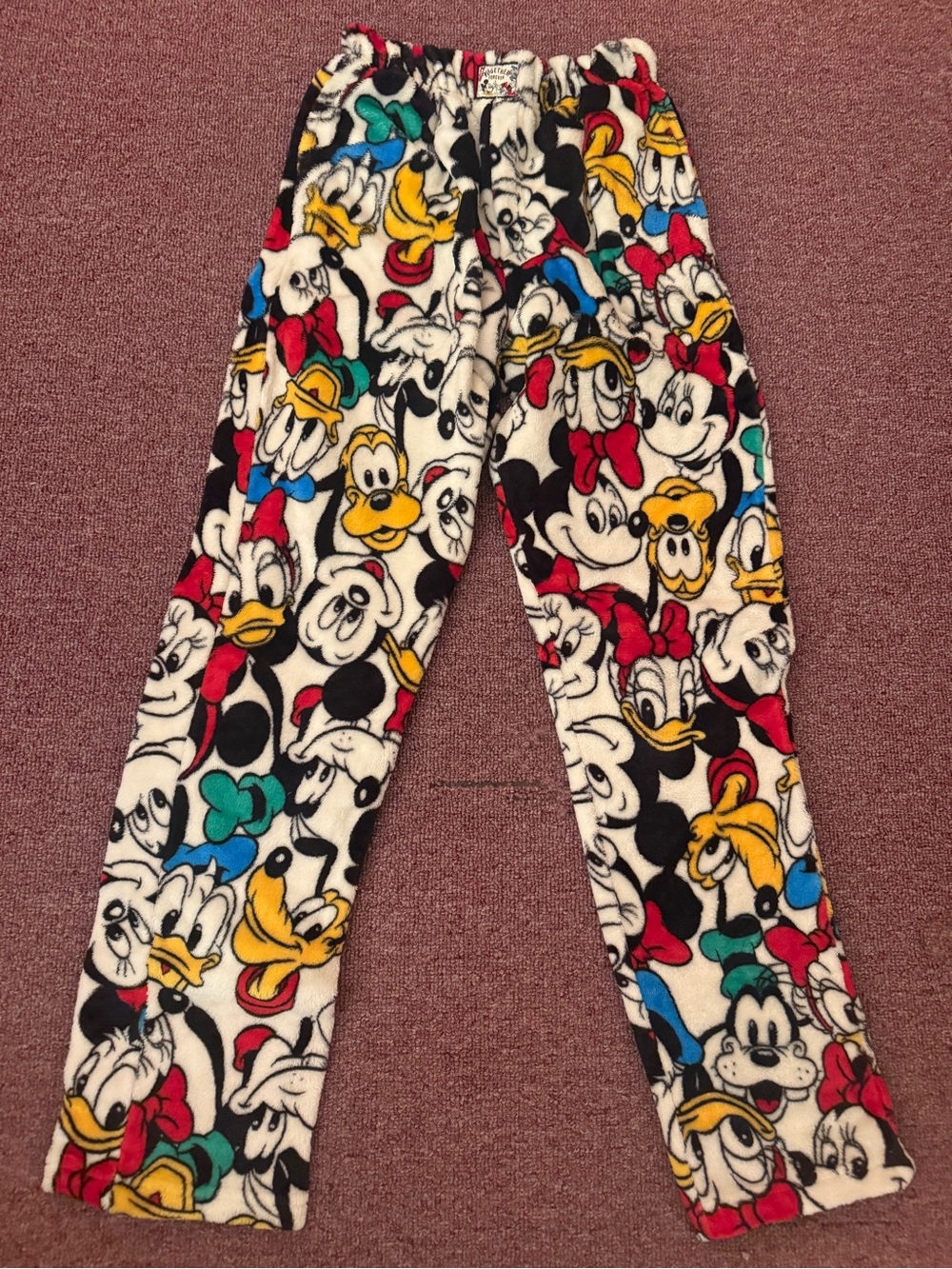 Disney Character Fleece Pajama Pants – Like New – Discontinued Print